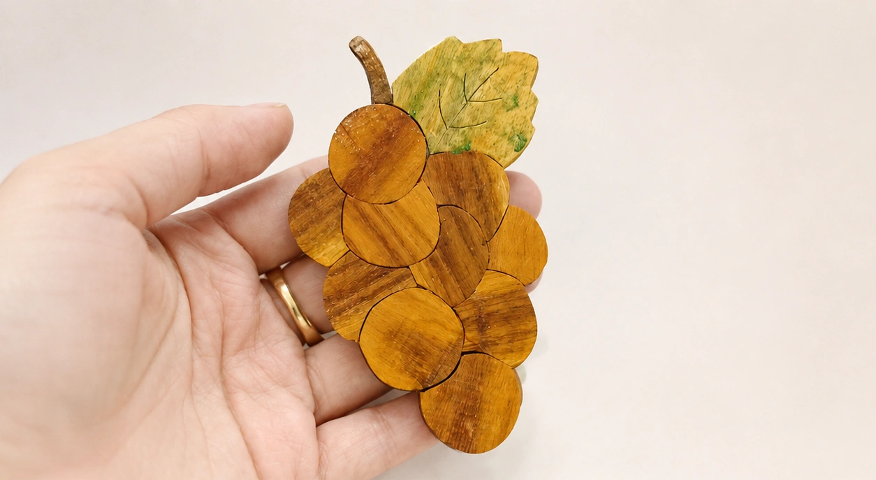 مینیمال معرق چوبی انگور